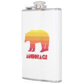 Anchorage Alaska Rainbow Bear Flachmann (Links)
