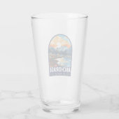 Anchorage Alaska Reisemöglichkeiten Glas (Rückseite)