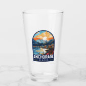 Anchorage Alaska Reisemöglichkeiten Glas (Vorderseite)