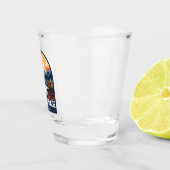 Anchorage Alaska Reisemöglichkeiten Schnapsglas (Rechts)