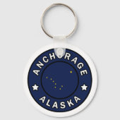 Anchorage Alaska Schlüsselanhänger (Vorderseite)