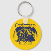Anchorage Alaska Schlüsselanhänger (Rückseite)