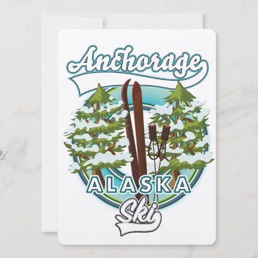 Anchorage Alaska Ski Logo (Vorderseite)