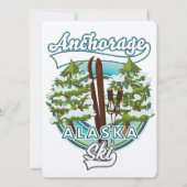 Anchorage Alaska Ski Logo (Rückseite)