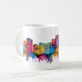 Anchorage Alaska Skyline Kaffeetasse (Vorderseite Links)