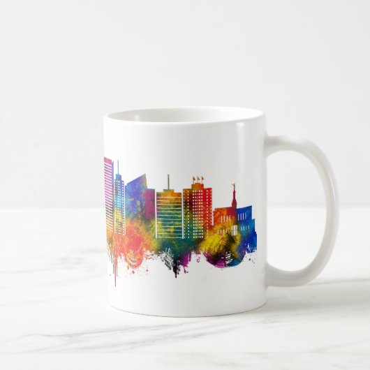 Anchorage Alaska Skyline Kaffeetasse (Rechts)