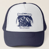 Anchorage Alaska Truckerkappe (Vorderseite)