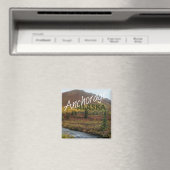 Anchorage Alaska USA Souvenir Kühlschrankmagnet (In Situ (Geschirrspüler))