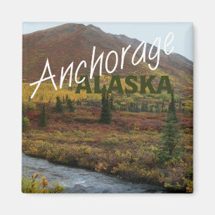 Anchorage Alaska USA Souvenir Kühlschrankmagnet