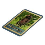 Anchorage Alaska Vintage Reisebär Magnet (Linke Seite)