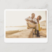 Anchorage Hochzeit Elegante Probe Abendessen Begleitkarte (Rückseite)