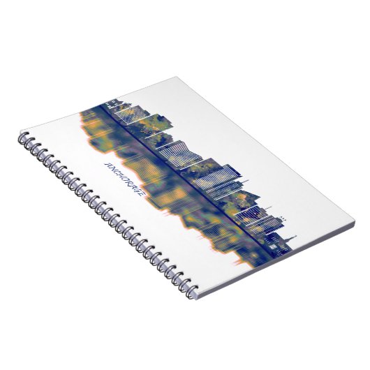 Anchorage Skyline Notizblock (Rechte Seite)