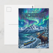 Anchorage USA Postkarte (Vorne/Hinten)
