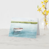 Anchored Bay I Karte (Gelbe Blume)