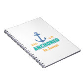 Anchored in Christ Notebook with Hebrews 6:19 Notizblock (Rechte Seite)
