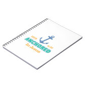 Anchored in Christ Notebook with Hebrews 6:19 Notizblock (Linke Seite)