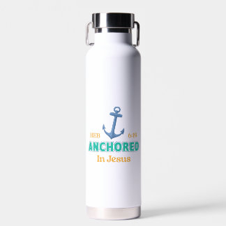 Anchored in Christ Tumbler with Hebrews 6:19 Trinkflasche