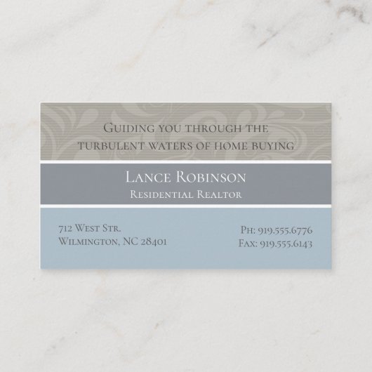 Anchored Neutrals Visitenkarte (Rückseite)