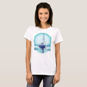 Anchored Sailboat T-Shirt (Vorne ganz)