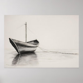 "Anchored Serenity" drucken Poster