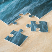 ANCHORIERTES PIRATSCHIFF AM SONNENSATZ PUZZLE (Seite)