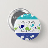 Anchors-a-Whale Button (Vorne & Hinten)