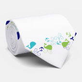 Anchors-a-Whale Krawatte (Gerollt)