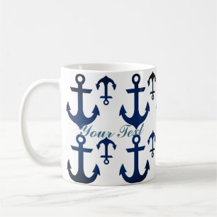 Anchors Ahoy Nautical Kaffeetasse