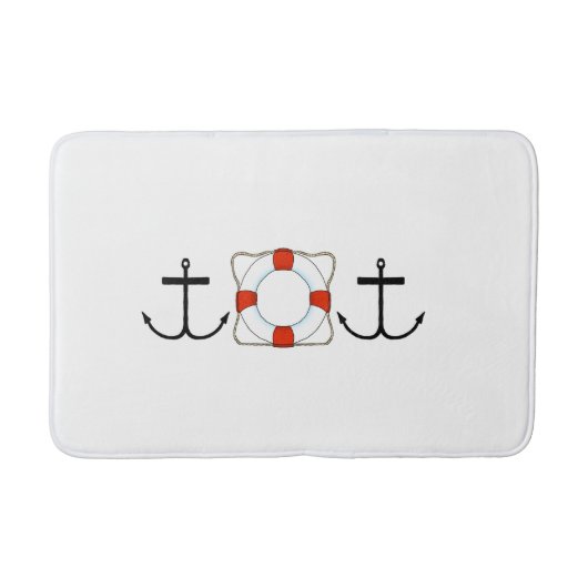 Anchors Away Bath Mat Badematte (Vorderseite)