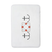 Anchors Away Bath Mat Badematte (Vorderseite Vertikal)