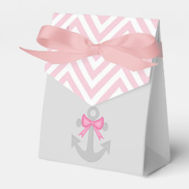 Anchors Away Girl Baby Duschbox Geschenkschachtel