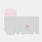 Anchors Away Girl Baby Duschbox Geschenkschachtel (Ungefaltet)