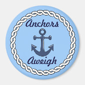Anchors Aweigh Blue Magnet (Vorne)