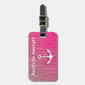 Anchors Aweigh Gepäckanhänger (Vorderseite vertikal)