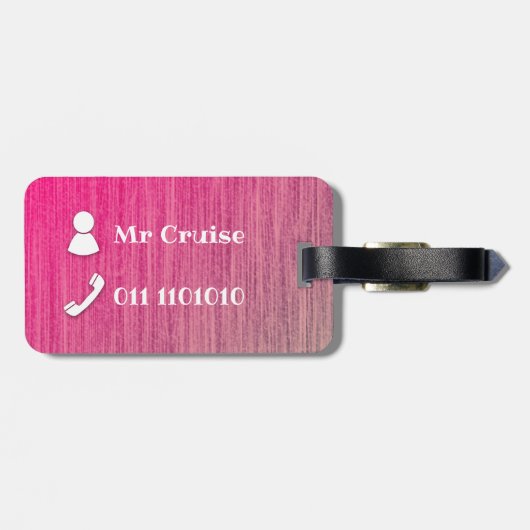 Anchors Aweigh Gepäckanhänger (Rückseite horizontal)