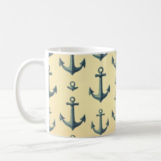 Anchors Aweigh Kaffeetasse (Links)