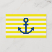 Anchors Aweigh Visitenkarte (Rückseite)