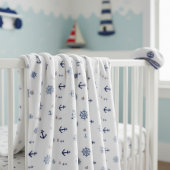 Anchors & Helms Nautical Kids ID1256 Fleecedecke