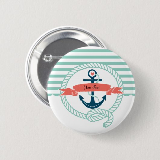 Anchors Nautical Button (Vorne & Hinten)