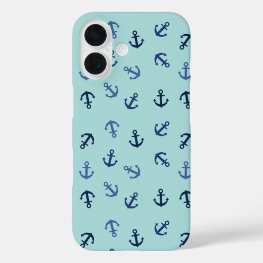 Anchors Summer Case-Mate iPhone Hülle (Rückseite)