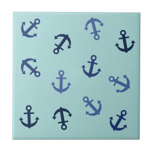 Anchors Summer Fliese (Vorderseite)