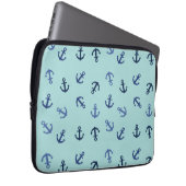 Anchors Summer Laptopschutzhülle (Vorne Rechts)