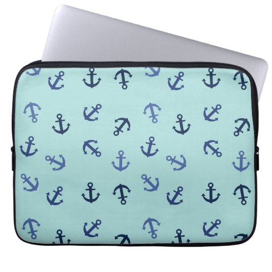Anchors Summer Laptopschutzhülle (Vorderseite)