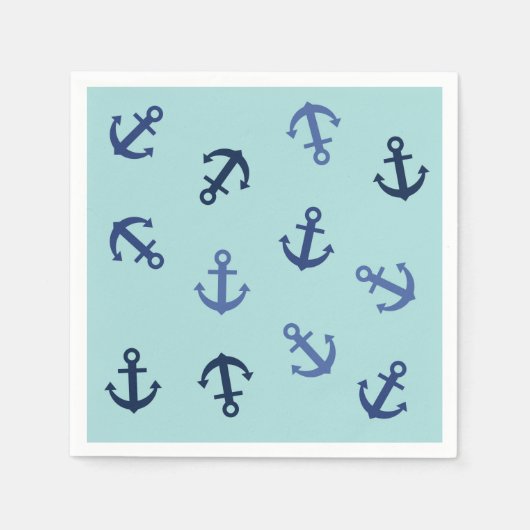 Anchors Summer Serviette (Vorderseite)