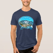 Anchors up, Mugs up, Sails out 0946 Tri-Blend Shirt (Vorderseite)