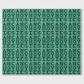 Anchovis, Pizza Topping Geschenkpapier (Flach)