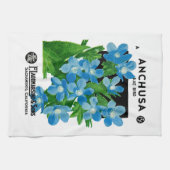 Anchusa-Samen-Paket-Aufkleber Handtuch (Horizontal)