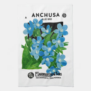 Anchusa-Samen-Paket-Aufkleber Handtuch