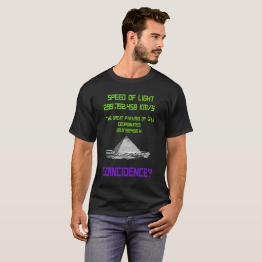 Ancient Alien Astronaut Pyramid Theorist UFO T-Shirt (Vorne ganz)