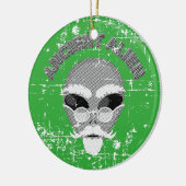 Ancient Alien Head Keramikornament (Links)